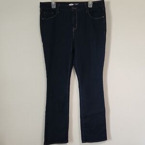 Old Navy Blue Straight Leg Jeans Classic Style